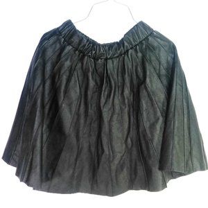 Women  Faux Leather Black Skirt Size 3